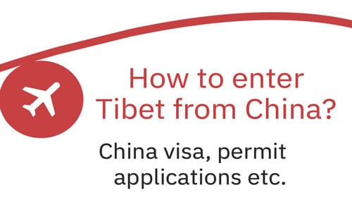 Enter Tibet from China