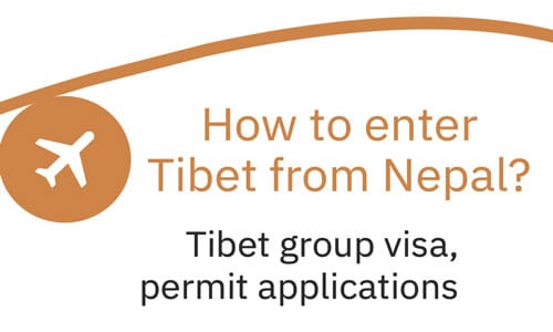 Enter Tibet from Nepal