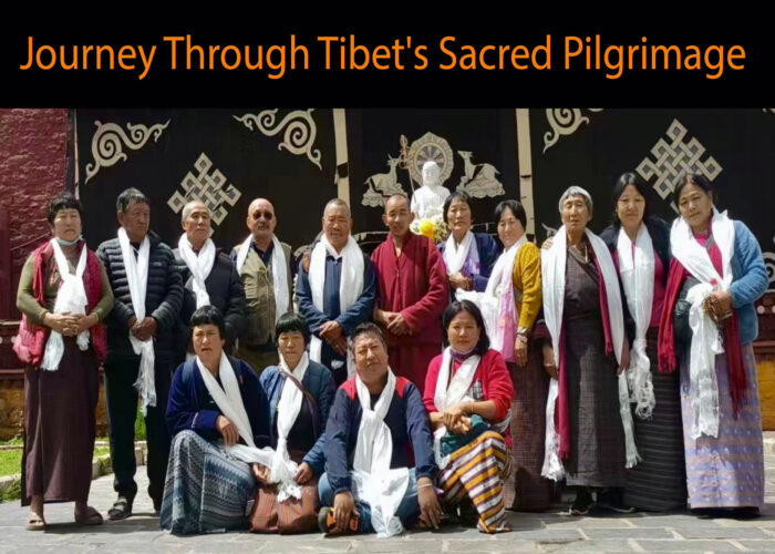 Phub's Bhutanese group in Tibet