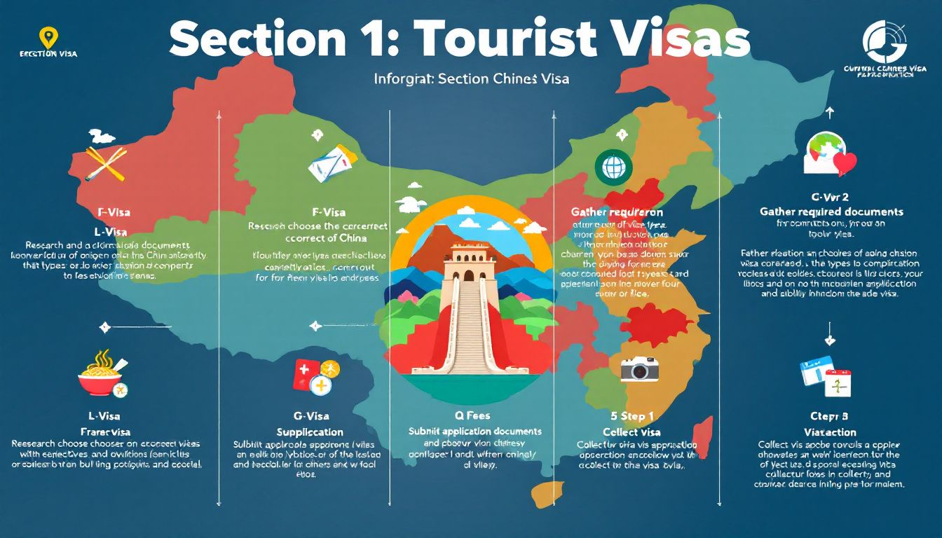 An overview of various types of Chinese visas including tourist and residence visas.